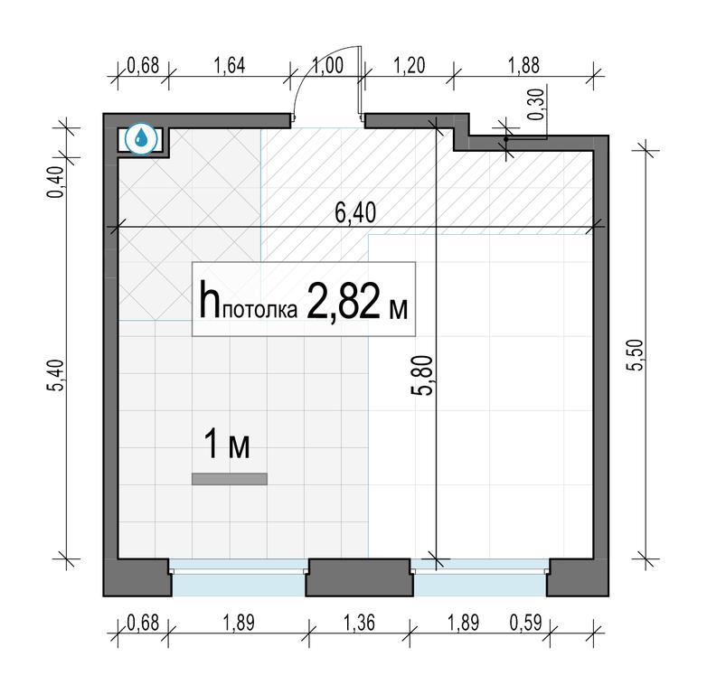 1-BD Apartment Sale, 35.2 sq. m. at Belyi Grad, Tsentralnaya Street, 1, Mytischi, Moscow Region, Russia #2 1-BD Apartment Sale, 35.2 sq. m. at Belyi Grad, Tsentralnaya Street, 1, Mytischi, Moscow Region, Russia #2