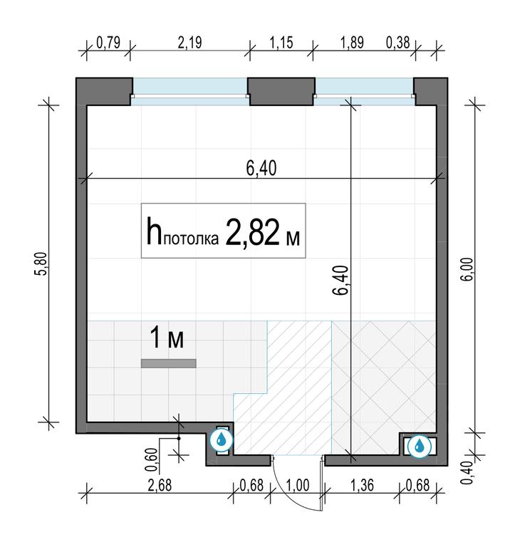 1-BD Apartment Sale, 38.1平方米 at Belyi Grad, Tsentralnaya Street, 1, Mytischi, Moscow Region, Russia #2 1-BD Apartment Sale, 38.1平方米 at Belyi Grad, Tsentralnaya Street, 1, Mytischi, Moscow Region, Russia #2