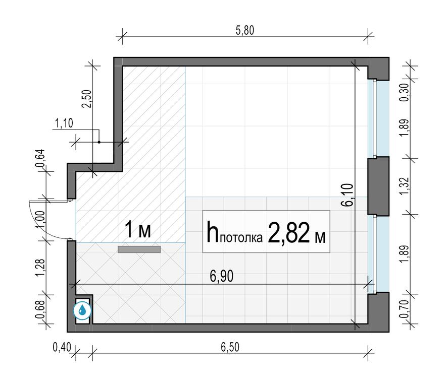 1-BD Apartment Sale, 38平方米 at Belyi Grad, Tsentralnaya Street, 1, Mytischi, Moscow Region, Russia #2 1-BD Apartment Sale, 38平方米 at Belyi Grad, Tsentralnaya Street, 1, Mytischi, Moscow Region, Russia #2