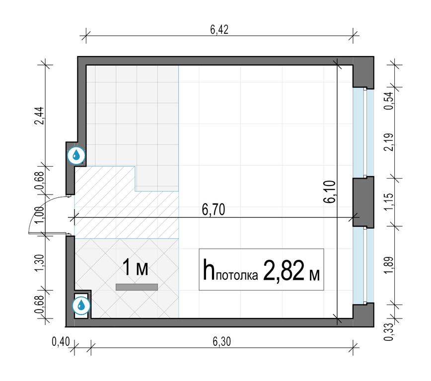 1-BD Apartment Sale, 38.8平方米 at Belyi Grad, Tsentralnaya Street, 1, Mytischi, Moscow Region, Russia #2 1-BD Apartment Sale, 38.8平方米 at Belyi Grad, Tsentralnaya Street, 1, Mytischi, Moscow Region, Russia #2