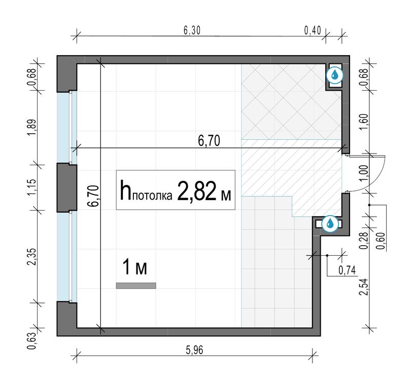 1-BD Apartment Sale, 41.6平方米 at Belyi Grad, Tsentralnaya Street, 1, Mytischi, Moscow Region, Russia #2 1-BD Apartment Sale, 41.6平方米 at Belyi Grad, Tsentralnaya Street, 1, Mytischi, Moscow Region, Russia #2