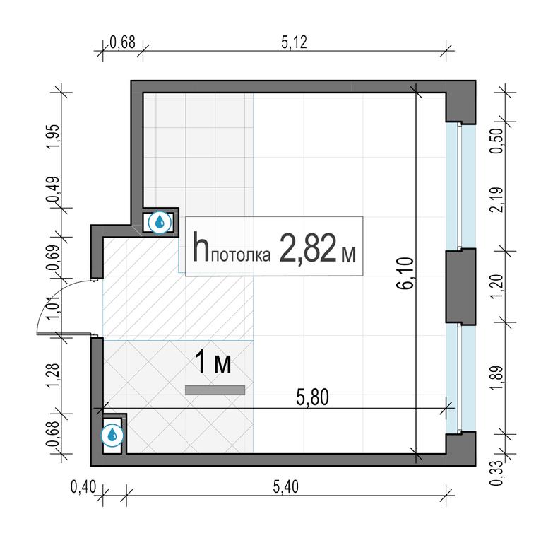 1-BD Apartment Sale, 32.5平方米 at Belyi Grad, Tsentralnaya Street, 1, Mytischi, Moscow Region, Russia #2 1-BD Apartment Sale, 32.5平方米 at Belyi Grad, Tsentralnaya Street, 1, Mytischi, Moscow Region, Russia #2