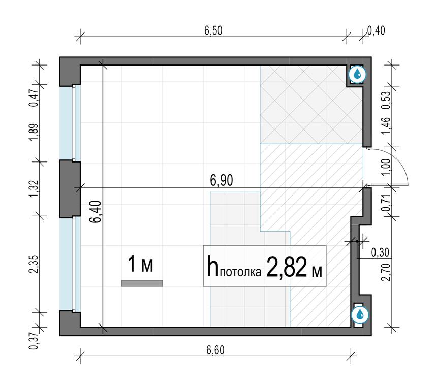 1-BD Apartment Sale, 42 sq. m. at Belyi Grad, Tsentralnaya Street, 1, Mytischi, Moscow Region, Russia #2