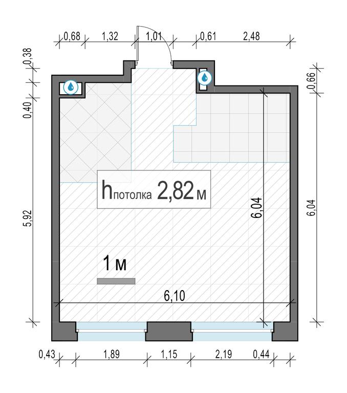 1-BD Apartment Sale, 37.3平方米 at Belyi Grad, Tsentralnaya Street, 1, Mytischi, Moscow Region, Russia #2 1-BD Apartment Sale, 37.3平方米 at Belyi Grad, Tsentralnaya Street, 1, Mytischi, Moscow Region, Russia #2