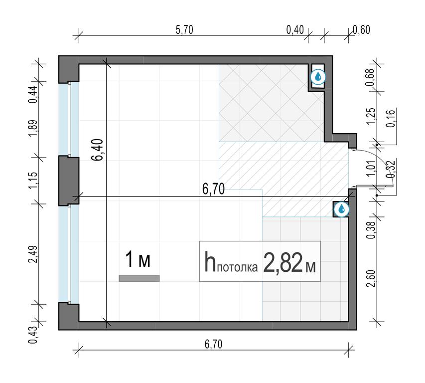 1-BD Apartment Sale, 40.4平方米 at Belyi Grad, Tsentralnaya Street, 1, Mytischi, Moscow Region, Russia #2 1-BD Apartment Sale, 40.4平方米 at Belyi Grad, Tsentralnaya Street, 1, Mytischi, Moscow Region, Russia #2