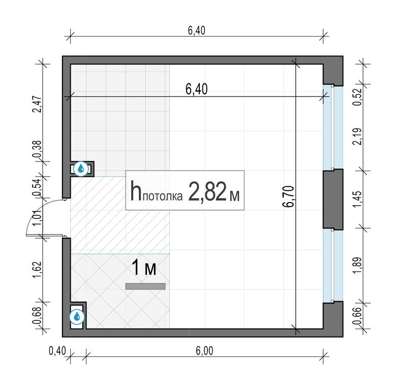 1-BD Apartment Sale, 41.4 sq. m. at Belyi Grad, Tsentralnaya Street, 1, Mytischi, Moscow Region, Russia #2 1-BD Apartment Sale, 41.4 sq. m. at Belyi Grad, Tsentralnaya Street, 1, Mytischi, Moscow Region, Russia #2