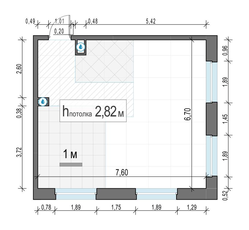 2-BD Apartment Sale, 49.1平方米 at Belyi Grad, Tsentralnaya Street, 1, Mytischi, Moscow Region, Russia #2