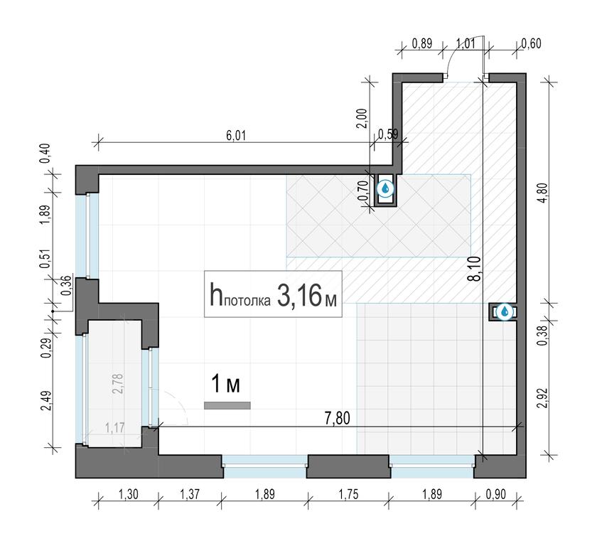 2-BD Apartment Sale, 55.6 sq. m. at Belyi Grad, Tsentralnaya Street, 1, Mytischi, Moscow Region, Russia #2