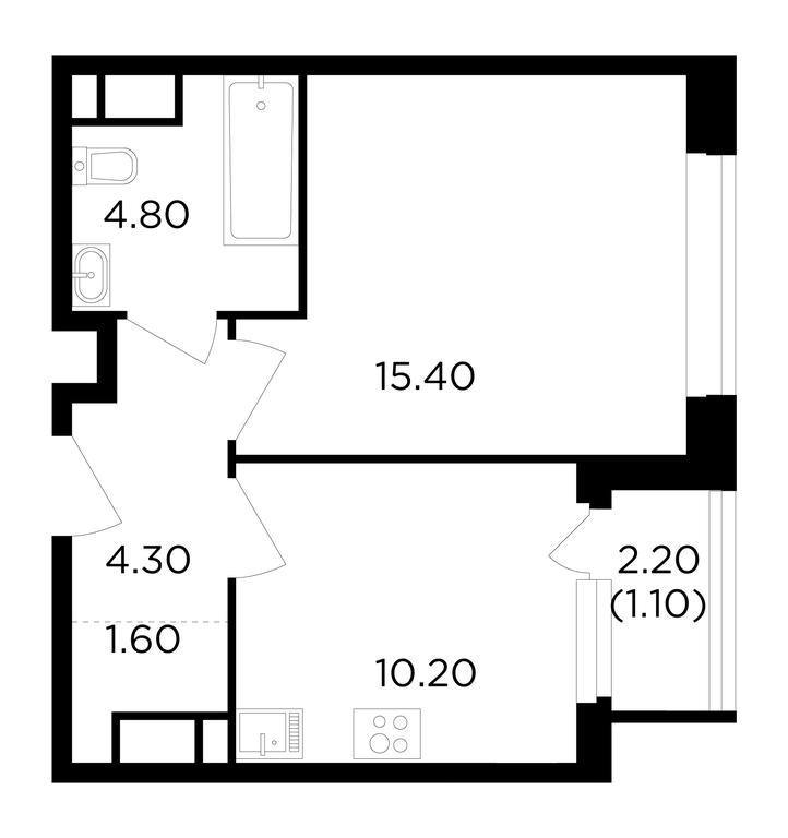 1-BD Apartment Sale, 37.4 sq. m. at Filatov Lug, zhiloy kompleks Filatov Lug, Moskovskiy Settlement, Moscow, Russia #1 1-BD Apartment Sale, 37.4 sq. m. at Filatov Lug, zhiloy kompleks Filatov Lug, Moskovskiy Settlement, Moscow, Russia #1