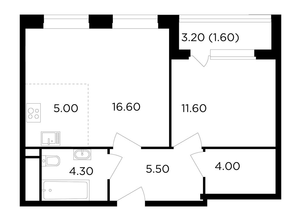 1-BD Apartment Sale, 48.6平方米 at Filatov Lug, zhiloy kompleks Filatov Lug, Moskovskiy Settlement, Moscow, Russia #1 1-BD Apartment Sale, 48.6平方米 at Filatov Lug, zhiloy kompleks Filatov Lug, Moskovskiy Settlement, Moscow, Russia #1