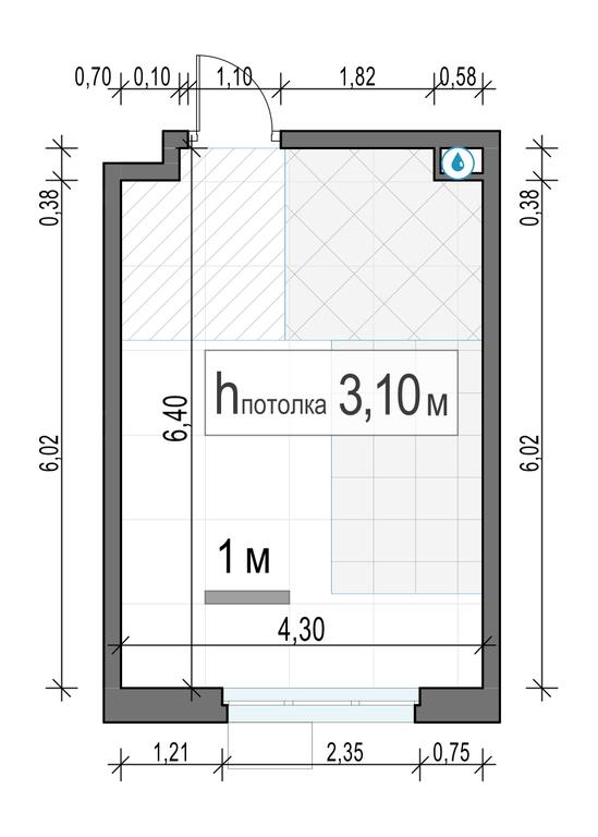 Apartment Sale, 26.5平方米 at Novoe Medvedkovo, Novoe Medvedkovo Residential Complex, mikrorayon 17A, Mytischi, Moscow Region, Russia #2
