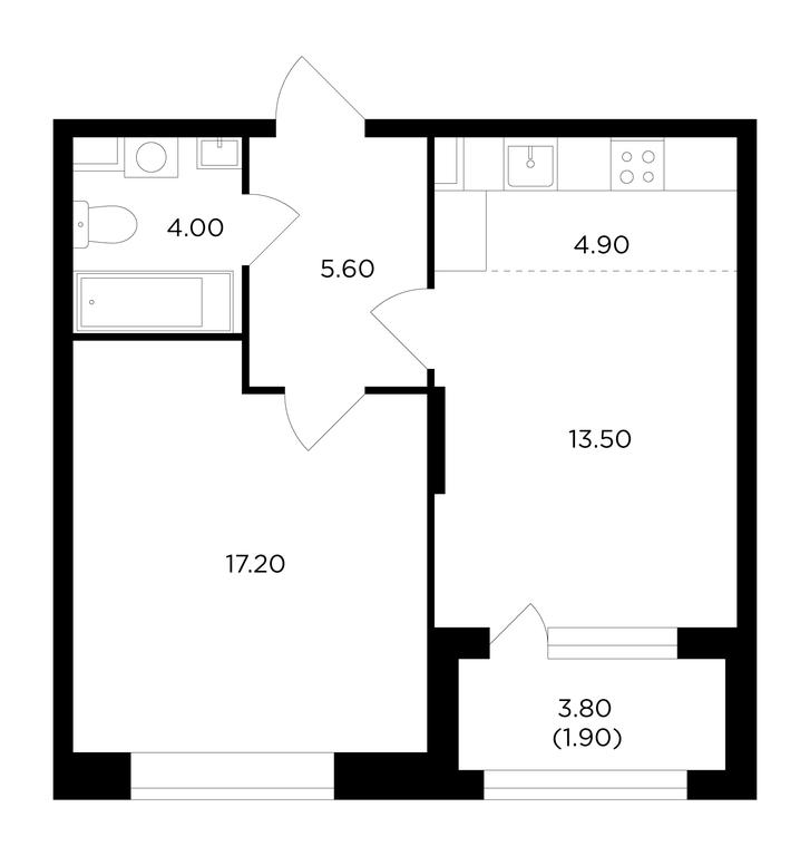 Продажа 1-комн. квартиры, 47,1 м² в ЖК «Новое Медведково», жилой комплекс Новое Медведково, микрорайон 17А, Мытищи, Московская область, Россия #1 Продажа 1-комн. квартиры, 47,1 м² в ЖК «Новое Медведково», жилой комплекс Новое Медведково, микрорайон 17А, Мытищи, Московская область, Россия #1