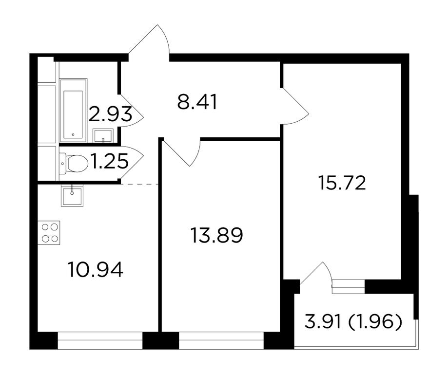 2-BD Apartment Sale, 55平方米 at Odingrad. Kvartal "Semeynyi", жилой комплекс Одинград квартал Семейный, Одинцово, Московская область, Россия #1 2-BD Apartment Sale, 55平方米 at Odingrad. Kvartal "Semeynyi", жилой комплекс Одинград квартал Семейный, Одинцово, Московская область, Россия #1