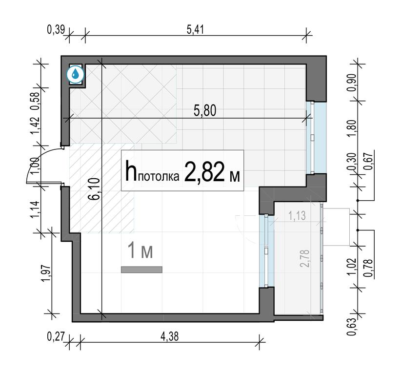 1-BD Apartment Sale, 31.3 sq. m. at Novoe Pushkino, mikrorayon Novoye Pushkino, Pushkino, Moscow Region, Russia #2 1-BD Apartment Sale, 31.3 sq. m. at Novoe Pushkino, mikrorayon Novoye Pushkino, Pushkino, Moscow Region, Russia #2
