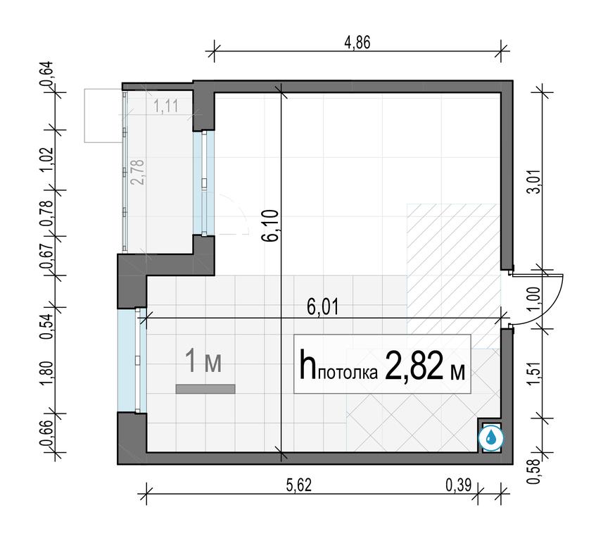 1-BD Apartment Sale, 33.3 sq. m. at Novoe Pushkino, mikrorayon Novoye Pushkino, Pushkino, Moscow Region, Russia #2