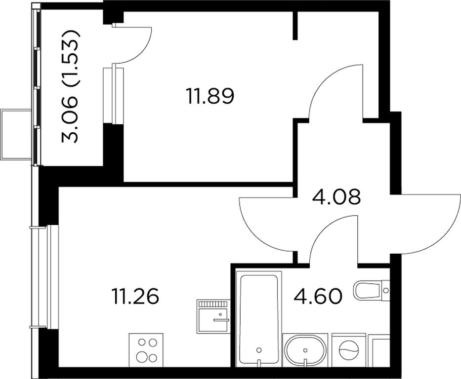 1-BD Apartment Sale, 33.3 sq. m. at Novoe Pushkino, mikrorayon Novoye Pushkino, Pushkino, Moscow Region, Russia #1 1-BD Apartment Sale, 33.3 sq. m. at Novoe Pushkino, mikrorayon Novoye Pushkino, Pushkino, Moscow Region, Russia #1