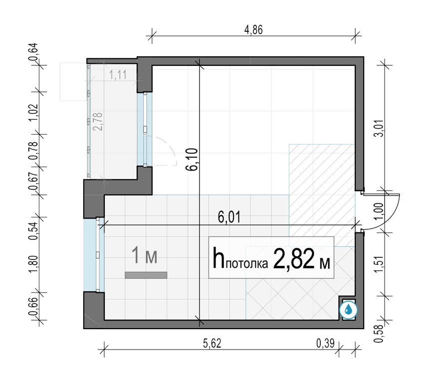 1-BD Apartment Sale, 33.2 sq. m. at Novoe Pushkino, mikrorayon Novoye Pushkino, Pushkino, Moscow Region, Russia #2