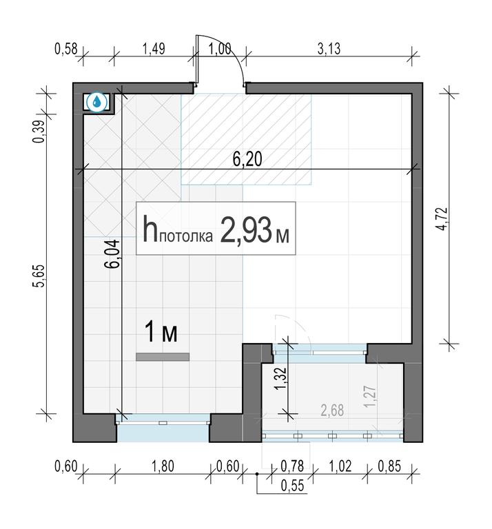 1-BD Apartment Sale, 33.6 sq. m. at Novoe Pushkino, mikrorayon Novoye Pushkino, Pushkino, Moscow Region, Russia #2 1-BD Apartment Sale, 33.6 sq. m. at Novoe Pushkino, mikrorayon Novoye Pushkino, Pushkino, Moscow Region, Russia #2