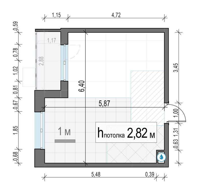 1-BD Apartment Sale, 33.7 sq. m. at Novoe Pushkino, mikrorayon Novoye Pushkino, Pushkino, Moscow Region, Russia #2