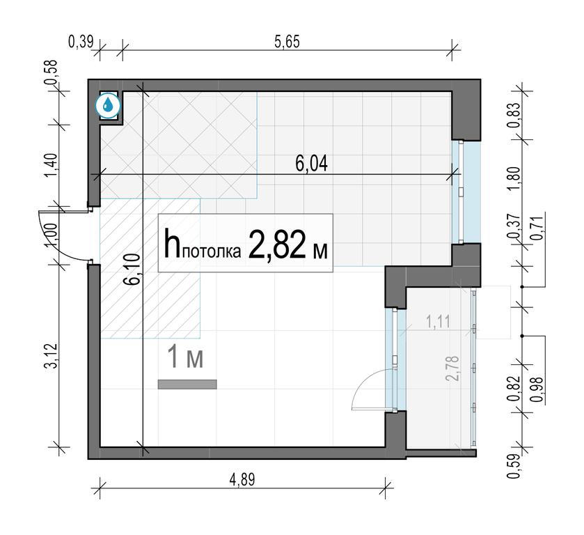 1-BD Apartment Sale, 33.5平方米 at Novoe Pushkino, mikrorayon Novoye Pushkino, Pushkino, Moscow Region, Russia #2