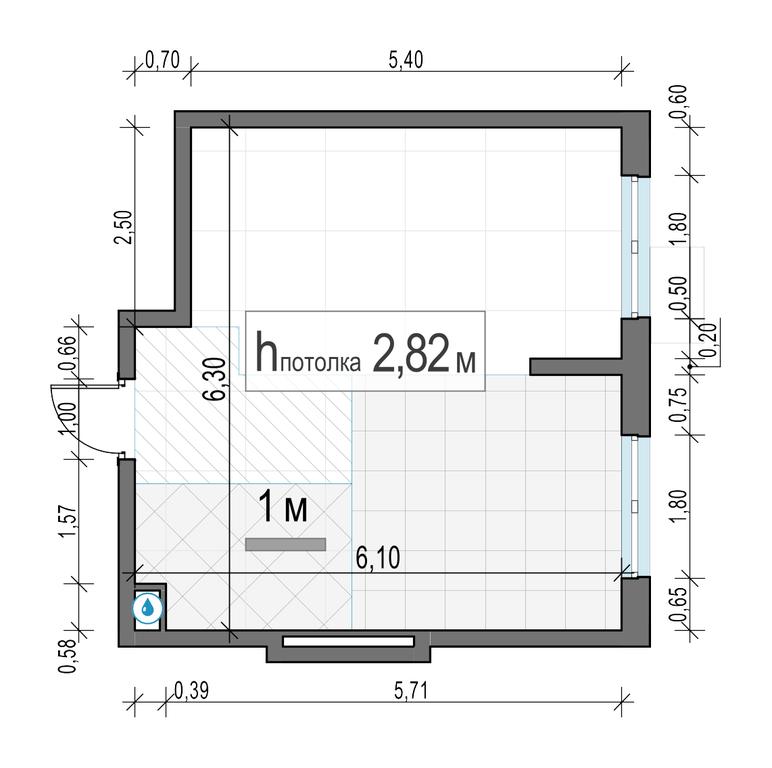 1-BD Apartment Sale, 35.37 sq. m. at Novoe Pushkino, mikrorayon Novoye Pushkino, Pushkino, Moscow Region, Russia #2
