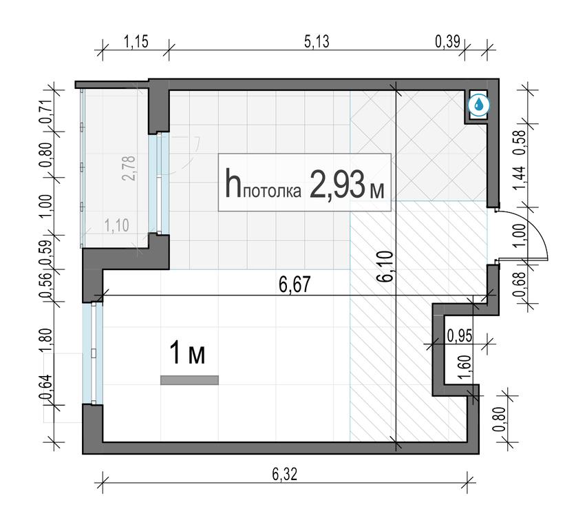 1-BD Apartment Sale, 35.59 sq. m. at Novoe Pushkino, mikrorayon Novoye Pushkino, Pushkino, Moscow Region, Russia #2 1-BD Apartment Sale, 35.59 sq. m. at Novoe Pushkino, mikrorayon Novoye Pushkino, Pushkino, Moscow Region, Russia #2