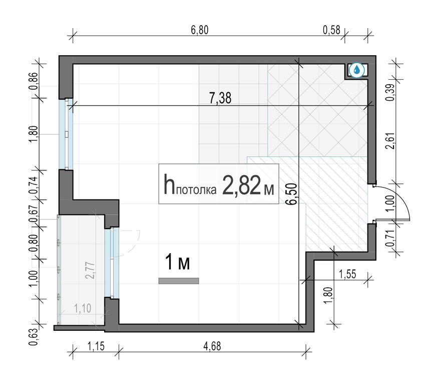 1-BD Apartment Sale, 41.88 sq. m. at Novoe Pushkino, mikrorayon Novoye Pushkino, Pushkino, Moscow Region, Russia #2 1-BD Apartment Sale, 41.88 sq. m. at Novoe Pushkino, mikrorayon Novoye Pushkino, Pushkino, Moscow Region, Russia #2