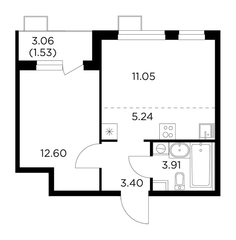 1-BD Apartment Sale, 37.73 sq. m. at Novoe Pushkino, mikrorayon Novoye Pushkino, Pushkino, Moscow Region, Russia #1 1-BD Apartment Sale, 37.73 sq. m. at Novoe Pushkino, mikrorayon Novoye Pushkino, Pushkino, Moscow Region, Russia #1