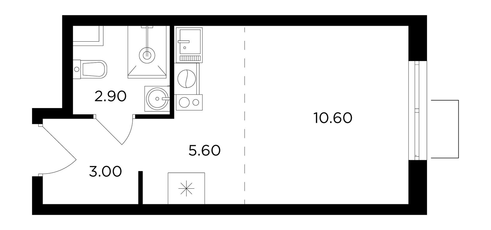 Apartment Sale, 22.1 sq. m. at Milovidnoe, zhiloy kompleks Milovidnoye, Settlement of Razvilka, Leninskiy City District, Moscow Region, Russia #1 Apartment Sale, 22.1 sq. m. at Milovidnoe, zhiloy kompleks Milovidnoye, Settlement of Razvilka, Leninskiy City District, Moscow Region, Russia #1