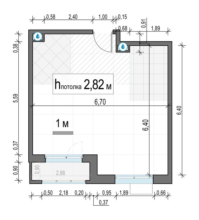 1-BD Apartment Sale, 42.2 sq. m. at Milovidnoe, zhiloy kompleks Milovidnoye, Settlement of Razvilka, Leninskiy City District, Moscow Region, Russia #2