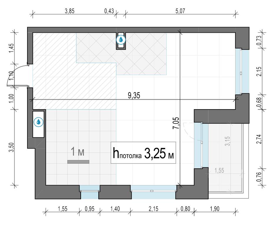 1-BD Apartment Sale, 57.8 sq. m. at Foriver, Simonovskaya Embankment, 3к1, Moscow, Russia #2 1-BD Apartment Sale, 57.8 sq. m. at Foriver, Simonovskaya Embankment, 3к1, Moscow, Russia #2