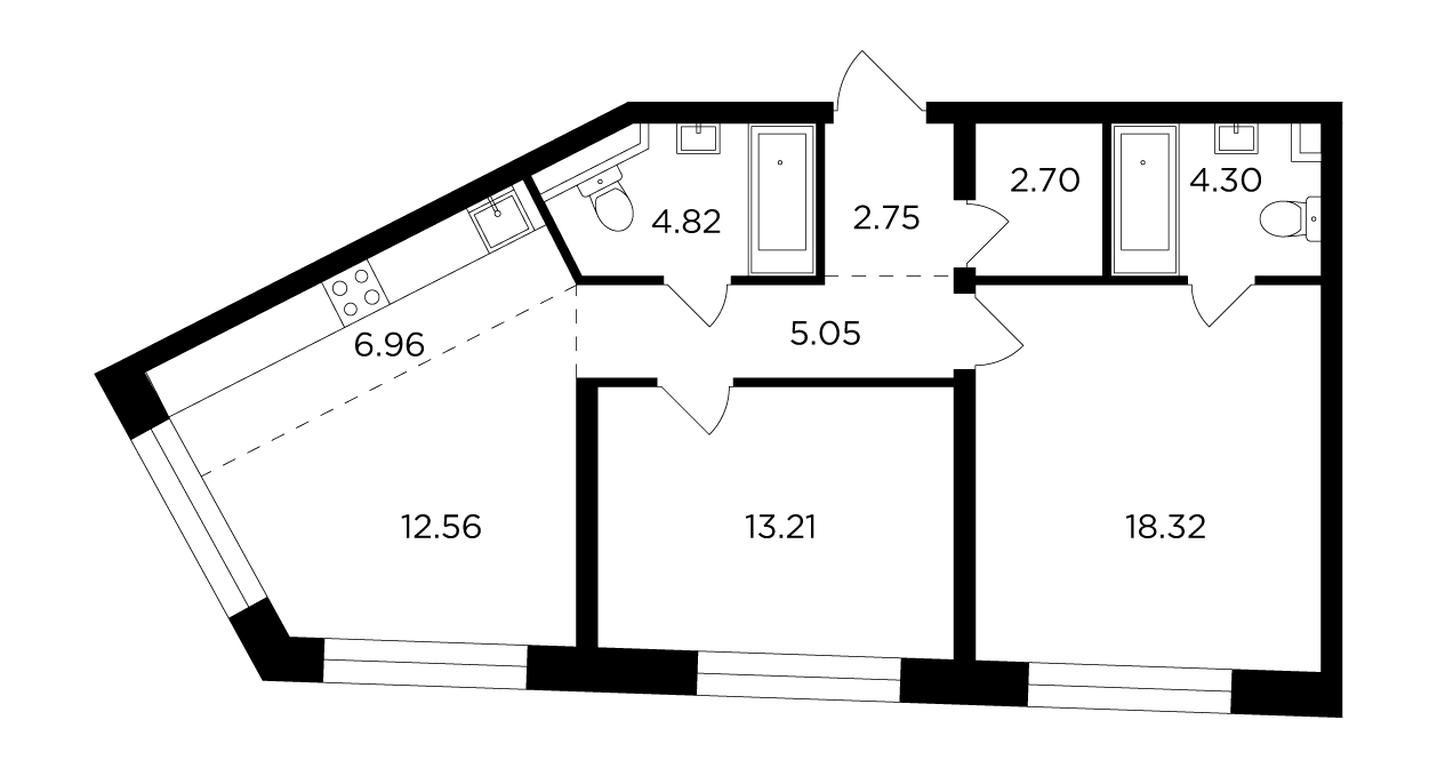 Продажа 2-комн. квартиры, 71 м² в ЖК «Форивер (Foriver)», Симоновская набережная, 3к1, Москва, Россия #1 Продажа 2-комн. квартиры, 71 м² в ЖК «Форивер (Foriver)», Симоновская набережная, 3к1, Москва, Россия #1