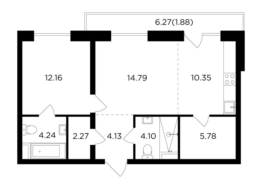 Продажа 1-комн. квартиры, 60,1 м² в ЖК «Форивер (Foriver)», Симоновская набережная, 3к1, Москва, Россия #1 Продажа 1-комн. квартиры, 60,1 м² в ЖК «Форивер (Foriver)», Симоновская набережная, 3к1, Москва, Россия #1