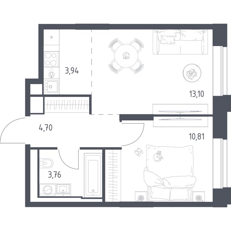 Apartment Sale, 36.31 sq. m. at Vereiskaya 41, Vereyskaya Street, 41, Moscow, Russia #2 Apartment Sale, 36.31 sq. m. at Vereiskaya 41, Vereyskaya Street, 41, Moscow, Russia #2