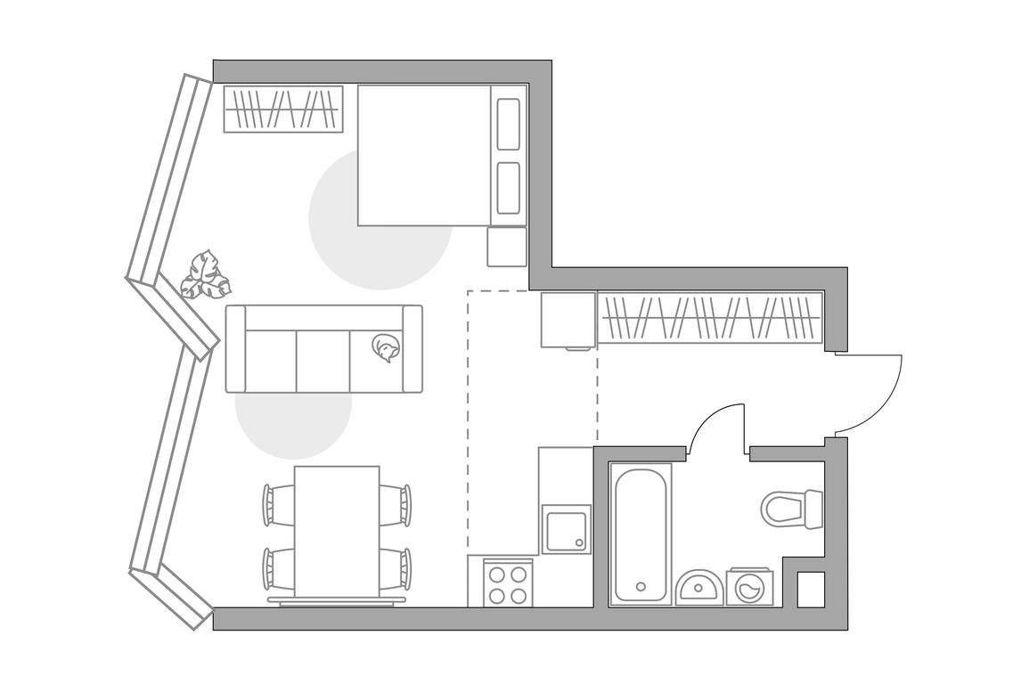 1-BD Apartment Sale, 34.69 sq. m. at MYPRIORITY Mnevniki, Narodnogo Opolcheniya Street, 34, Moscow, Russia #1 1-BD Apartment Sale, 34.69 sq. m. at MYPRIORITY Mnevniki, Narodnogo Opolcheniya Street, 34, Moscow, Russia #1