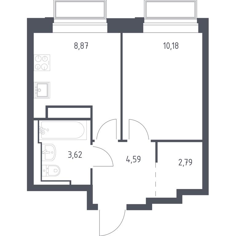 Apartment Sale, 30.05 sq. m. at Dolina Yauzy, Trudovaya Street, 23, Mytischi, Moscow Region, Russia #1 Apartment Sale, 30.05 sq. m. at Dolina Yauzy, Trudovaya Street, 23, Mytischi, Moscow Region, Russia #1