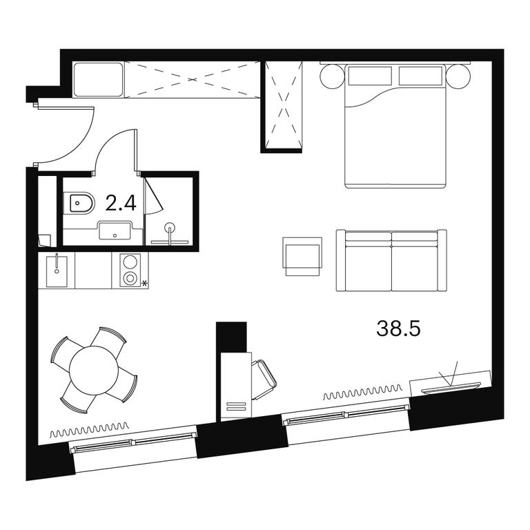 Apartment Sale, 40.9 sq. m. at Akvilon Signal (Akvilon Signal), Signalny Drive, 12, Moscow, Russia #1 Apartment Sale, 40.9 sq. m. at Akvilon Signal (Akvilon Signal), Signalny Drive, 12, Moscow, Russia #1