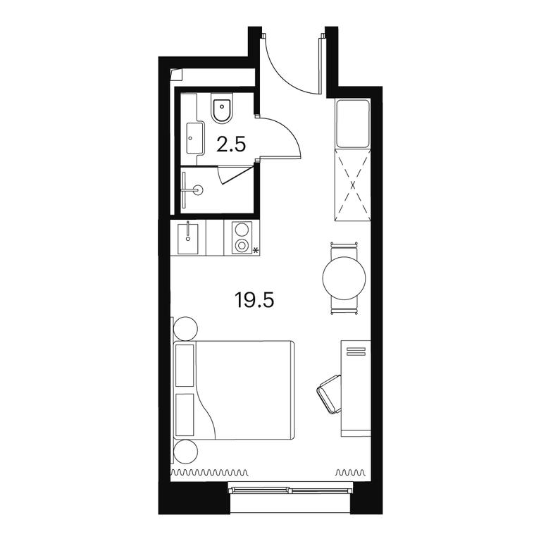 Apartment Sale, 22 sq. m. at Akvilon Signal (Akvilon Signal), Signalny Drive, 12, Moscow, Russia #1 Apartment Sale, 22 sq. m. at Akvilon Signal (Akvilon Signal), Signalny Drive, 12, Moscow, Russia #1