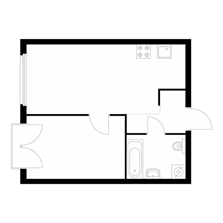 1-BD Apartment Sale, 38.7平方米 at Barklaya 6, Barklaya Street, 6, Moscow, Russia #1 1-BD Apartment Sale, 38.7平方米 at Barklaya 6, Barklaya Street, 6, Moscow, Russia #1