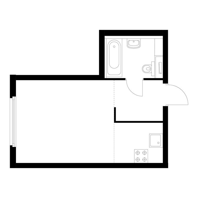 Apartment Sale, 27.6 sq. m. at Barklaya 6, Barklaya Street, 6, Moscow, Russia #1