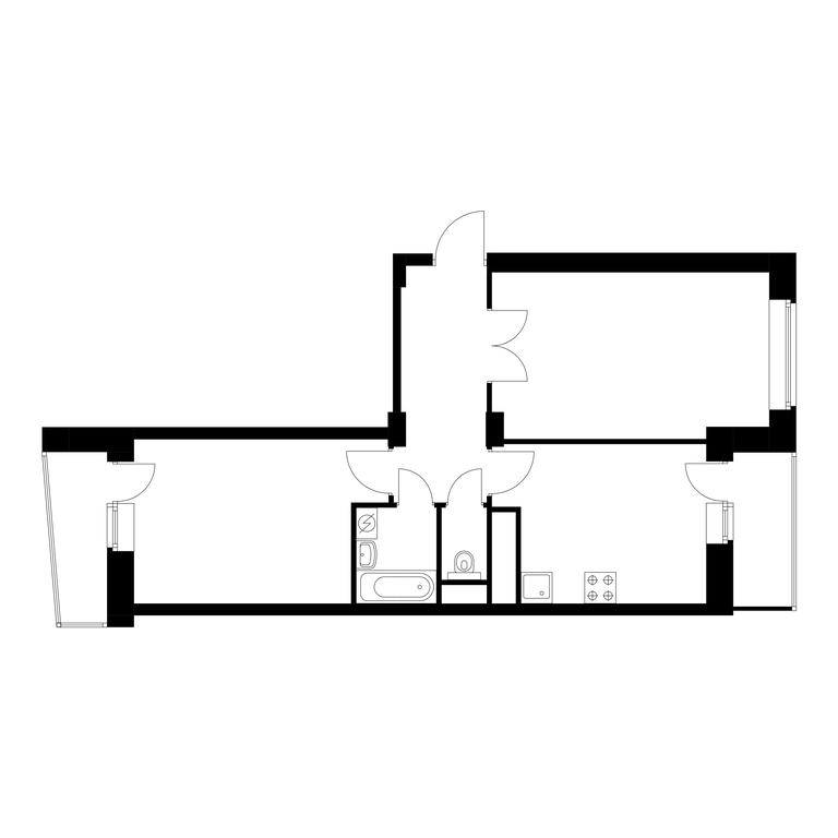 2-BD Apartment Sale, 57.4 sq. m. at Vostochnoe Butovo, Krymskaya Street, 13, rabochiy posyolok Bobrovo, Leninskiy City District, Moscow Region, Russia #1 2-BD Apartment Sale, 57.4 sq. m. at Vostochnoe Butovo, Krymskaya Street, 13, rabochiy posyolok Bobrovo, Leninskiy City District, Moscow Region, Russia #1