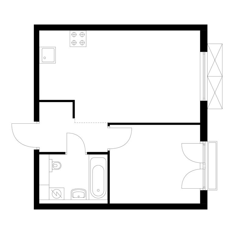 Продажа 1-комн. квартиры, 36,3 м² в ЖК «Ильинские луга», Заповедная улица, 1, посёлок Ильинское-Усово, городской округ Красногорск, Московская область, Россия #1 Продажа 1-комн. квартиры, 36,3 м² в ЖК «Ильинские луга», Заповедная улица, 1, посёлок Ильинское-Усово, городской округ Красногорск, Московская область, Россия #1