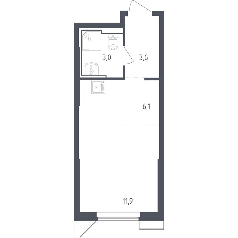Apartment Sale, 24.43 sq. m. at Sputnik, Lipovoy Roschi Street, 1к4, derevnya Razdory, Odintsovskiy City District, Moscow Region, Russia #1 Apartment Sale, 24.43 sq. m. at Sputnik, Lipovoy Roschi Street, 1к4, derevnya Razdory, Odintsovskiy City District, Moscow Region, Russia #1