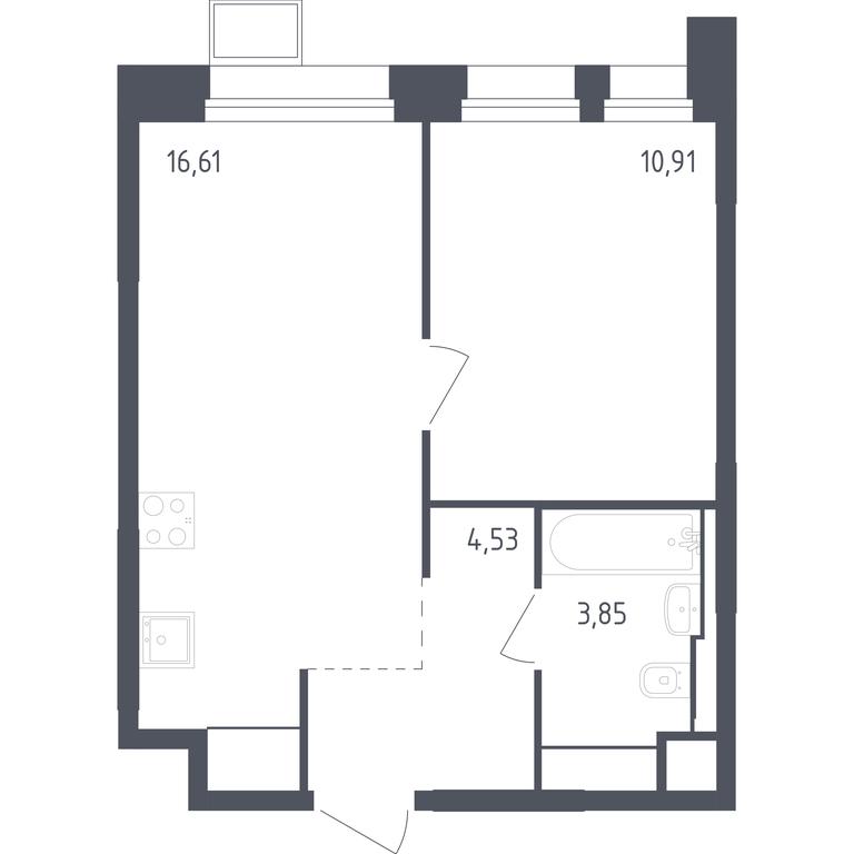 Apartment Sale, 36平方米 at Troparevo Park, Kiyevskoye shosse, 21-y kilometr, 3с4, Mosrentgen Settlement, Moscow, Russia #2 Apartment Sale, 36平方米 at Troparevo Park, Kiyevskoye shosse, 21-y kilometr, 3с4, Mosrentgen Settlement, Moscow, Russia #2