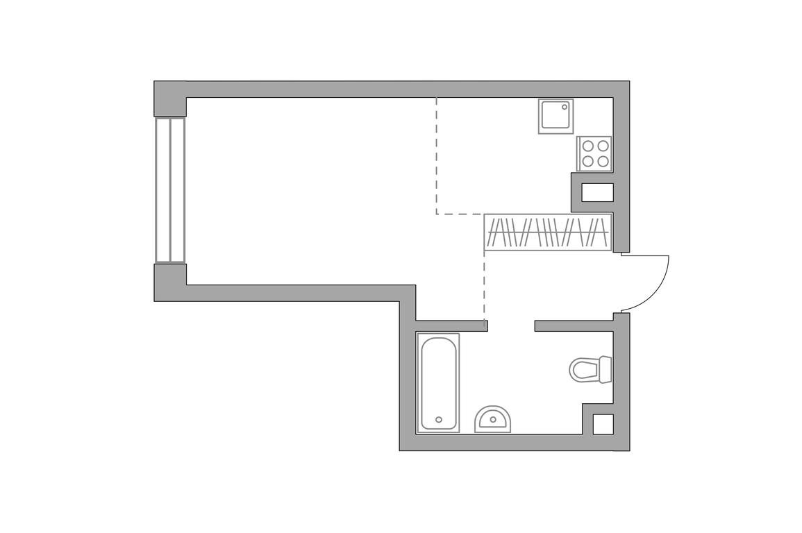 Apartment Sale, 28.08 sq. m. at MYPRIORITY Mnevniki, Narodnogo Opolcheniya Street, 34, Moscow, Russia #2 Apartment Sale, 28.08 sq. m. at MYPRIORITY Mnevniki, Narodnogo Opolcheniya Street, 34, Moscow, Russia #2
