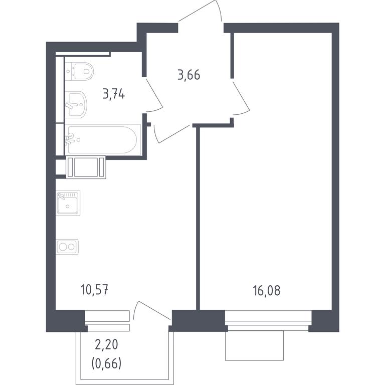 Apartment Sale, 34.5平方米 at Piatnitskie Luga, Pyatnitskoye Highway, 2, derevnya Yurlovo, Solnechnogorsk City District, Moscow Region, Russia #1 Apartment Sale, 34.5平方米 at Piatnitskie Luga, Pyatnitskoye Highway, 2, derevnya Yurlovo, Solnechnogorsk City District, Moscow Region, Russia #1