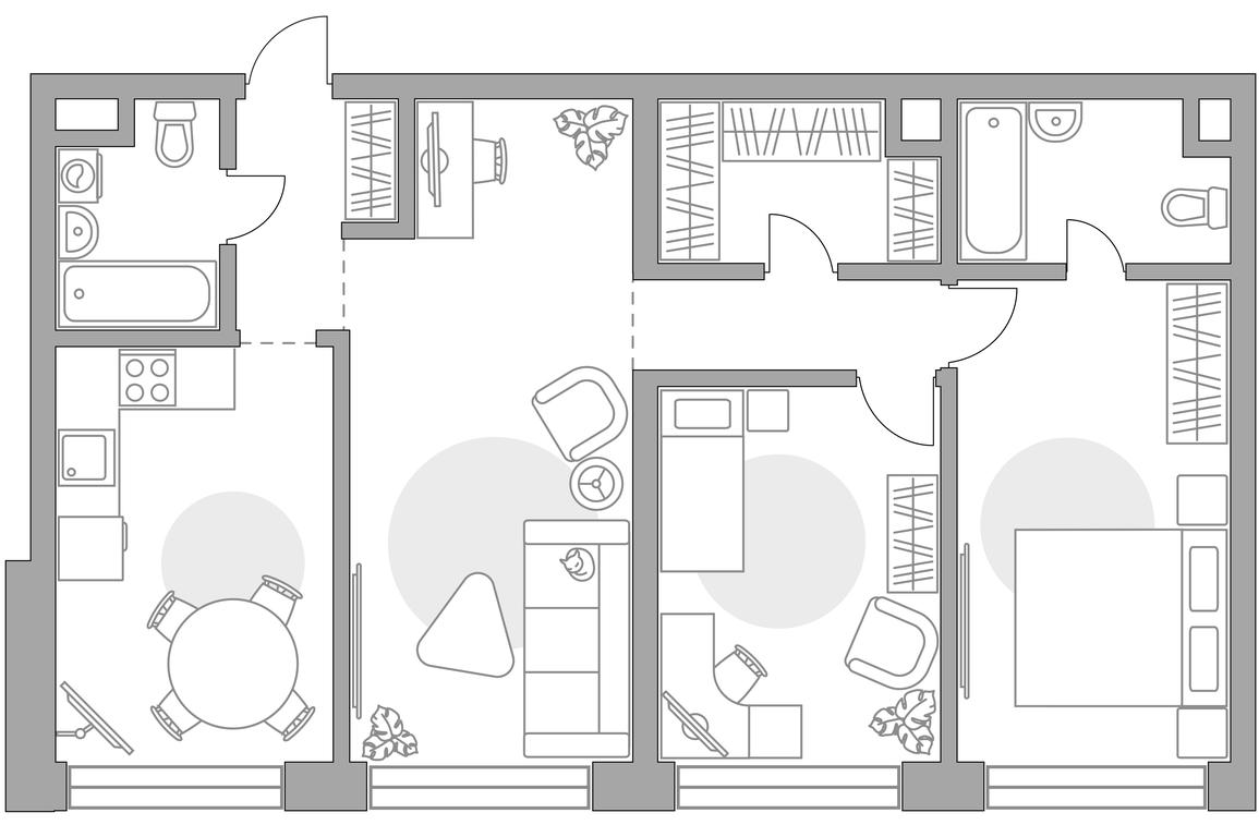 2-BD Apartment Sale, 80.11 sq. m. at MYPRIORITY Mnevniki, Narodnogo Opolcheniya Street, 34, Moscow, Russia #1 2-BD Apartment Sale, 80.11 sq. m. at MYPRIORITY Mnevniki, Narodnogo Opolcheniya Street, 34, Moscow, Russia #1