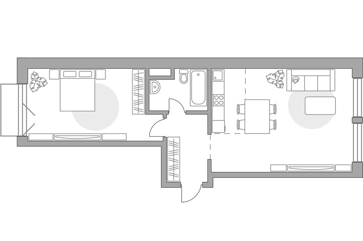 1-BD Apartment Sale, 65.6 sq. m. at MYPRIORITY Basmanny, Malaya Pochtovaya Street, 12с6, Moscow, Russia #1 1-BD Apartment Sale, 65.6 sq. m. at MYPRIORITY Basmanny, Malaya Pochtovaya Street, 12с6, Moscow, Russia #1
