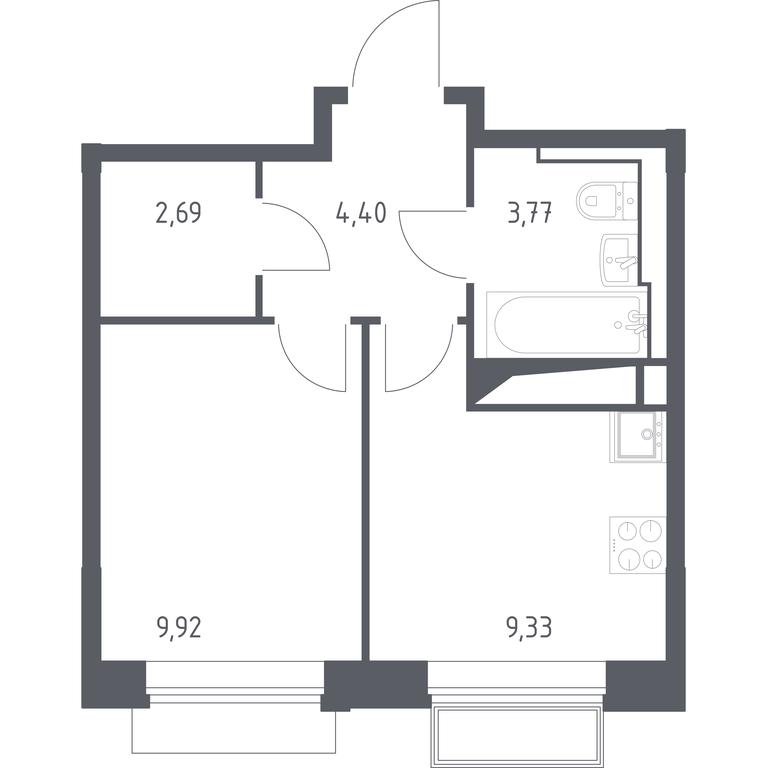 Apartment Sale, 30.11 sq. m. at Dolina Yauzy, Trudovaya Street, 23, Mytischi, Moscow Region, Russia #1 Apartment Sale, 30.11 sq. m. at Dolina Yauzy, Trudovaya Street, 23, Mytischi, Moscow Region, Russia #1