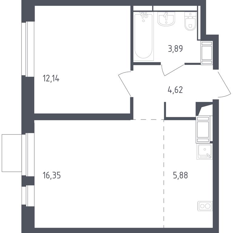 Apartment Sale, 42.5平方米 at Piatnitskie Luga, Pyatnitskoye Highway, 2, derevnya Yurlovo, Solnechnogorsk City District, Moscow Region, Russia #1 Apartment Sale, 42.5平方米 at Piatnitskie Luga, Pyatnitskoye Highway, 2, derevnya Yurlovo, Solnechnogorsk City District, Moscow Region, Russia #1